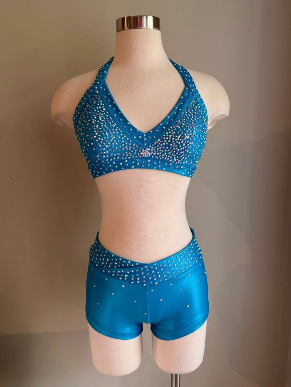 Matte Metallic Turquoise Sweetheart Set - Small